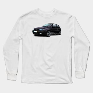 Citroen Saxo Illustration - Black Long Sleeve T-Shirt